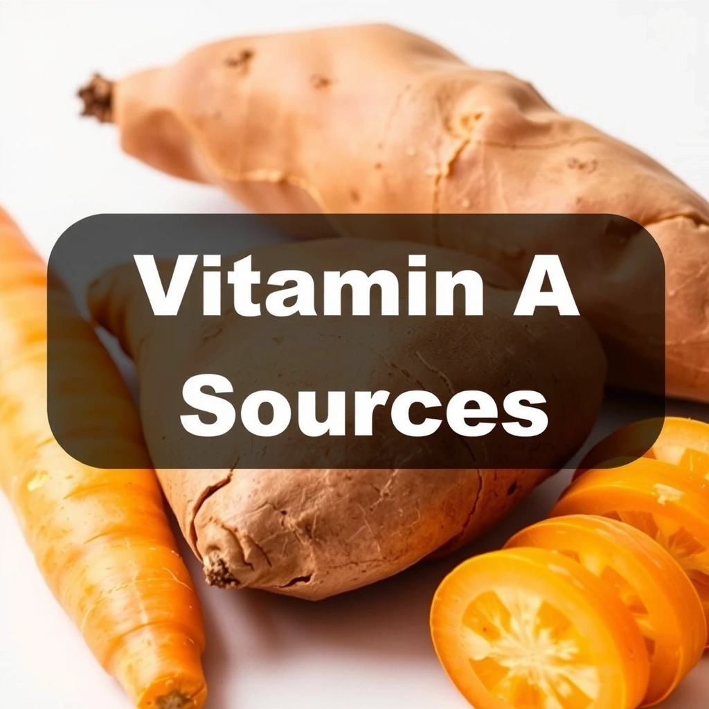 Carotte et patate douce, sources de Vitamine A